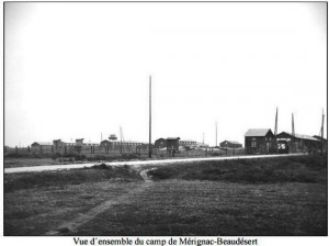 Camp de Mérignac-Beaudésert. Source : http://claude.torres1.perso.sfr.fr/GhettosCamps/Internement/France/CampDeBeauDesertMerignac_Leruste.html   