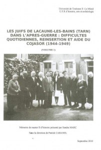 Couverture du livre de Sandra Marc représentant les maisons de repos du Cojasor de Lacaune.