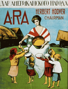 Affiche de l'American Relief Administration en Russie