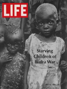 Couverture du magazine LIFE consacrée au BIAFRA