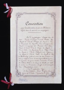Convention pour l'amélioration du sort des militaires blessés dans les armées en campagnes du 22 août 1864