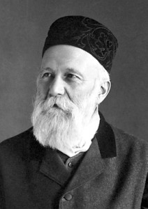 Henry Dunant à la fin de sa vie .