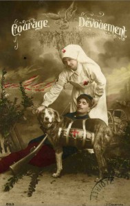 Carte postale de la guerre 1914 1918.