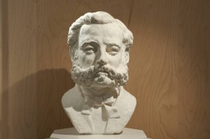 Buste de Henry Dunant au musée d'Heiden , Suisse .