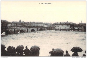 Montauban - Le Vieux Pont - Les Inondations de Mars 1930