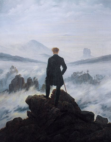 Caspar David Friedrich, Der Wanderer über dem Nebelmeer, 1818
